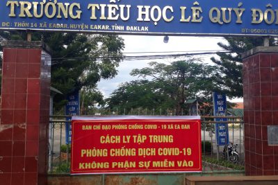 Trường TH Lê Quý Đôn làm khu cách ly tập trung đón công dân về địa phương thực hiện cách ly tập trung Trường TH Lê Quý Đôn làm khu cách ly tập trung đón công dân về địa phương thực hiện cách ly tập trung