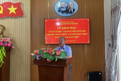 Trường Tiểu học Lê Quý Đôn tổ chức  Lễ khai mạc “Tuần lễ học tập suốt đời” năm 2024 Trường Tiểu học Lê Quý Đôn tổ chức  Lễ khai mạc “Tuần lễ học tập suốt đời” năm 2024